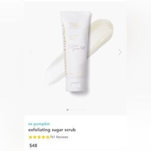 Tula so pumpkin sugar scrub